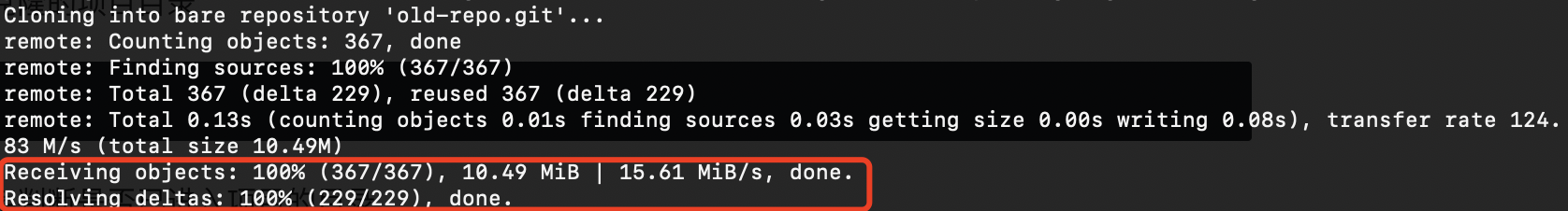 download finish